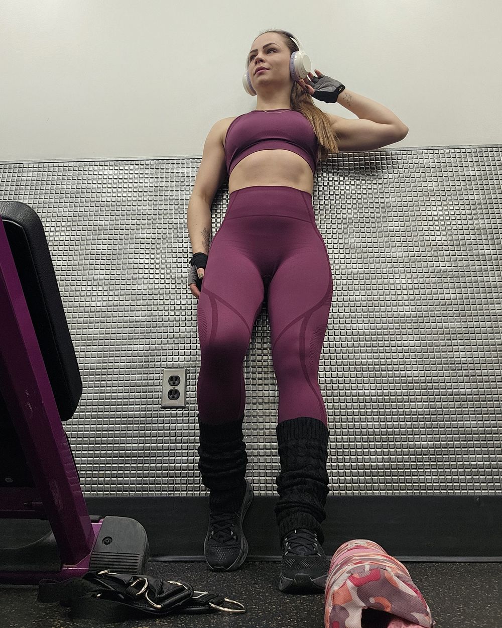 Lady Bonilla Alzate, coach de bienestar, en el gimnasio en Orlando, FL
